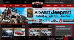 Desktop Screenshot of johnvancedodge.com